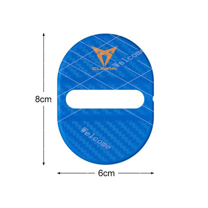Silicone Car Door Lock Buckle Protection Cover Elastic For Seat Cupra Ateca Born Leon IBIZA Raval Formentor Terramar valve co