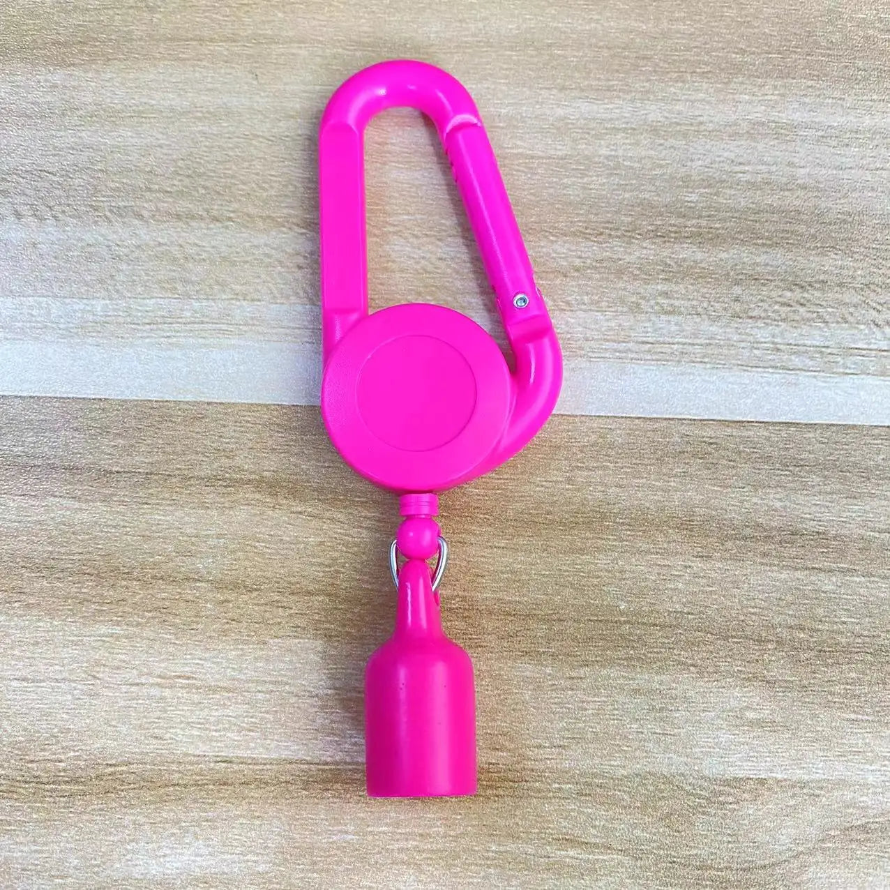 1PCS Lighter Holder Sleeve Clip With Retractable Keychain Lighter Protective Cover Carabiner Windproof Smoking Accessories - 