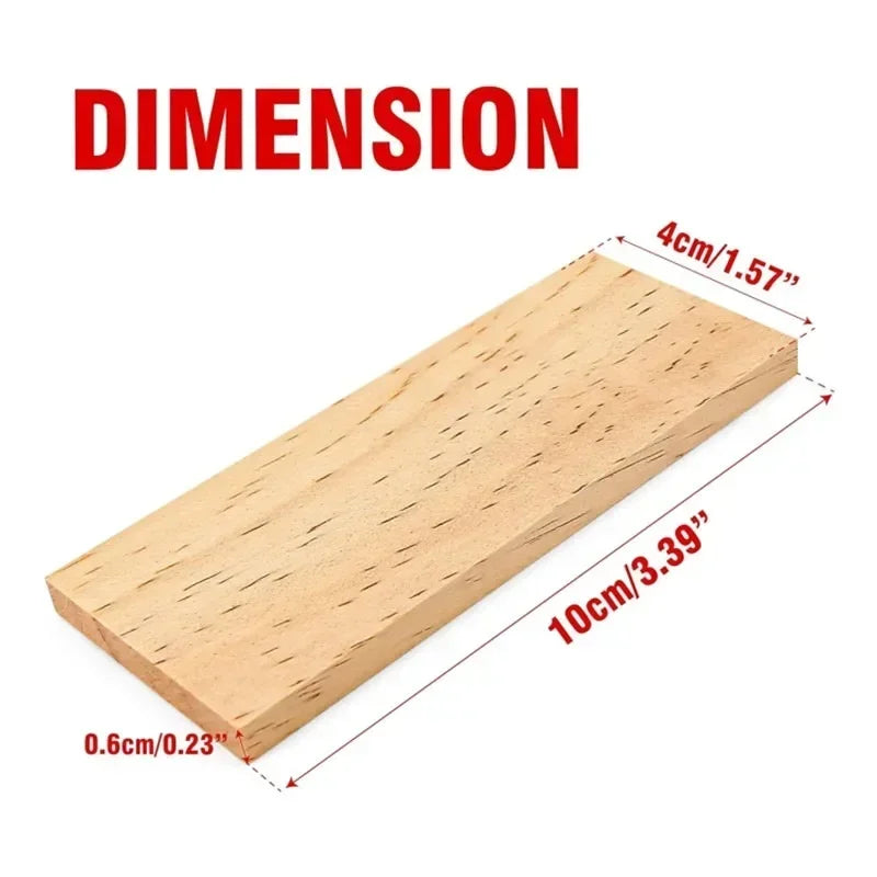 10PCS Natural Pine Unfinished Wood Blocks Rectangle Board for Paintings Laser Engraving, DIY Art Crafts, Architectural Models