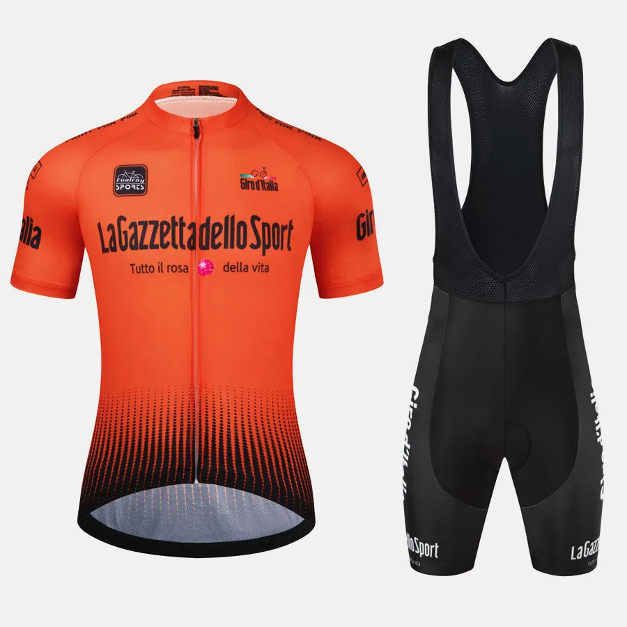Tour Of Italy Bicycle Clothes Cycling Jersey Set Summer Road Bike Short Sleeve Cycling Clothing Men Mtb Jersey Set Sport Wear