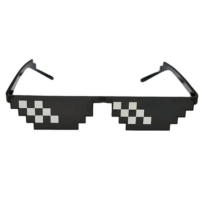 Pixelated Mosaic Glasses New Mosaic Glasses Double Cool Funny party glasses Pixel party glasses Party Photo Prop Glasses