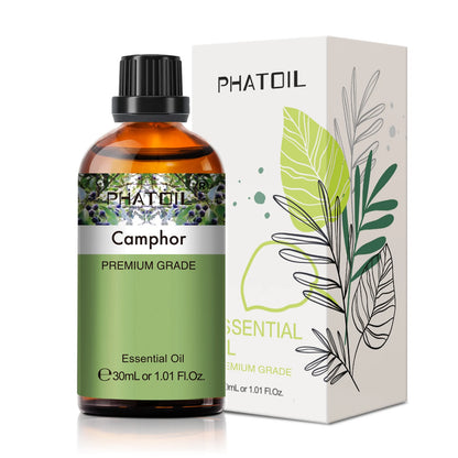 PHATOIL 1PCS Aromatherapy Essential Oil 30ml Lemon Eucalyptus Lavender Bergamot Jasmine Juniper Rose Vanilla Aroma Essential 