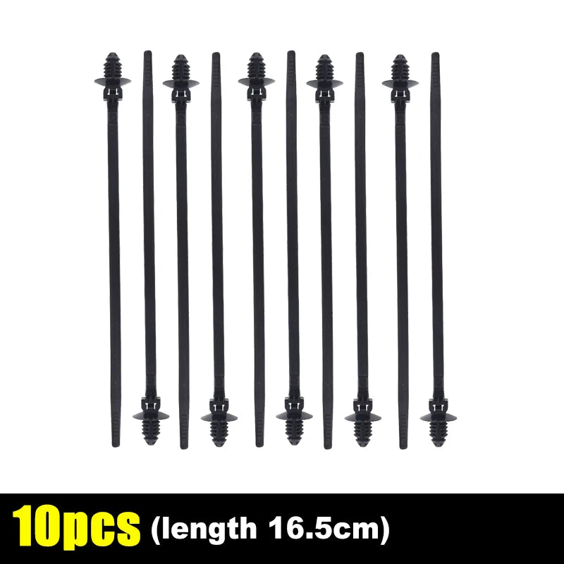 Push Mount Cable Ties Clip Self Locking Zip Tie for Car Automotive Wire Harness Nylon Straps Wire Cable Management Fastener -