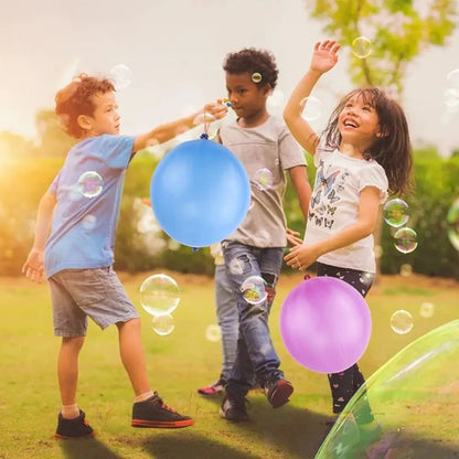 10Pcs Punch Balloons with Rubber Band 18inch Thicken Fun Ballon Birthday Party Baby Shower Kids Daily Games Wedding Decoratio