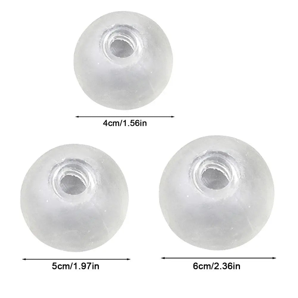 Tpr empty water polo decompression hand-made empty ball DIY toy empty leather can not be broken noisy ball filling accessorie