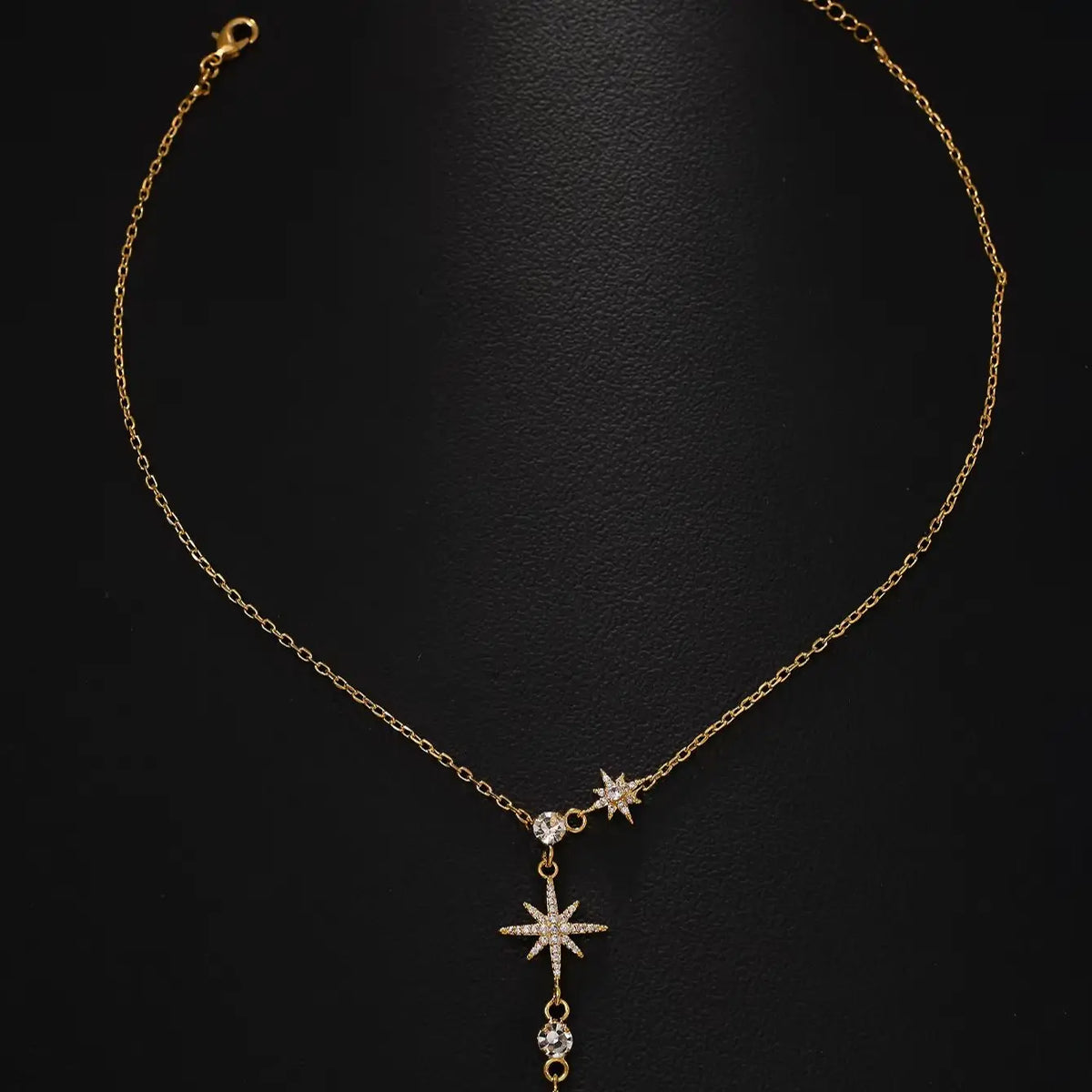 Lariat Gold Necklace for Women, Dainty Long Necklace Gold/Silver Plated Y-Shaped Pendant Necklace, Trendy Drop Necklaces Simp
