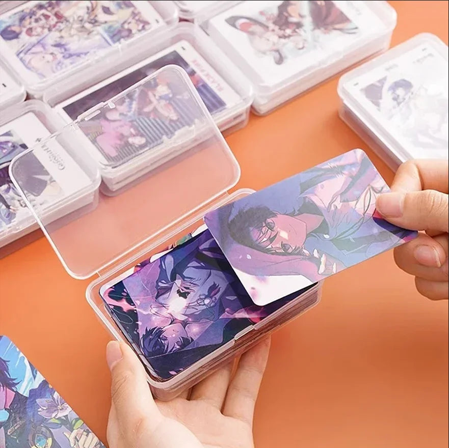 3/5/10Pcs Transparent Plastic Boxes Playing Cards Container Storage Case Packing Poker Game Card Box Board Games Card Organiz