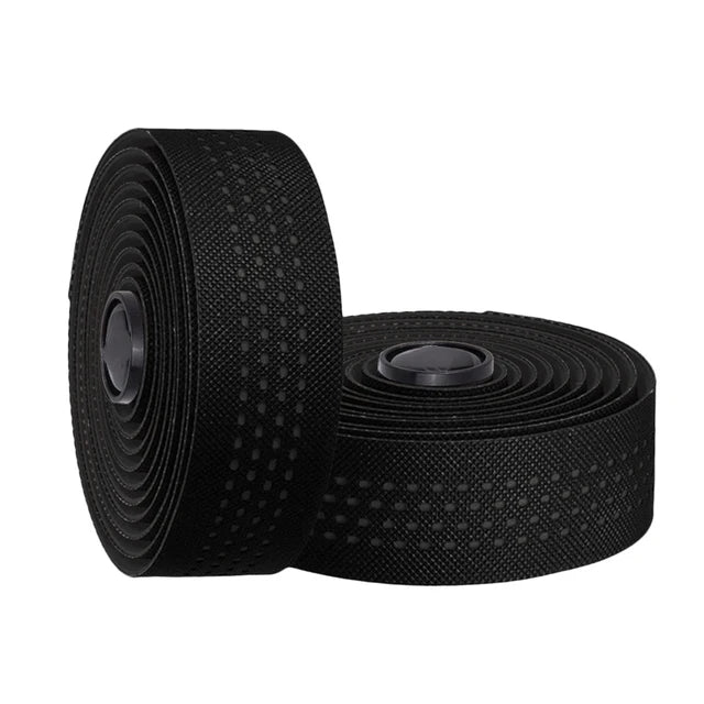 1pair Perforated Breathable Handlebar Tapes Non-slip Road Bike Bar Tape EVA/PU Soft Anti-Vibration Wrap Tape Durable Bar Bart