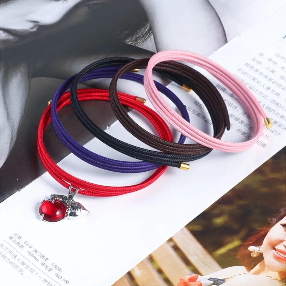 1PC Multicolor Magnetic Rope 51cm Adjustable Bracelets Rope For DIY Fashion Women Men Necklace Jewelry Making Accessories