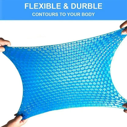 Gel Seat Cushion Double Thick Egg Gel Summer Cushion for Pressure Relief Breathable Chair Pad Car Seat Office Chair Soft Cush