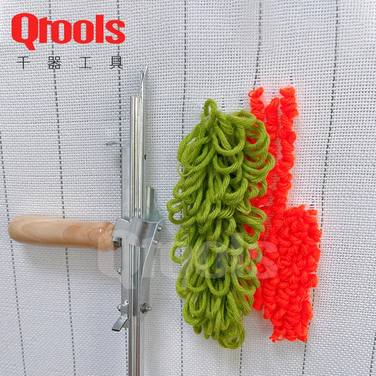 Rug Tufting Gun Knitting Machine Hand-Operated Household DIY Carpet Industrial Adjustable Manual Tools for Beginners Starter 