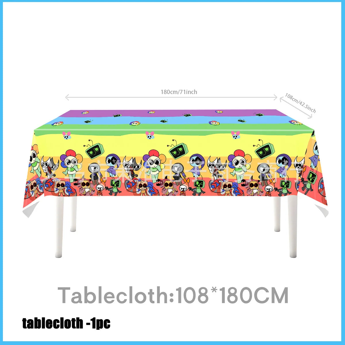 Dandys World Theme Birthday Party Decoration Disposable Tableware Dandy Balloon Napkin Backdrop For Baby Shower Kid Gift Supp