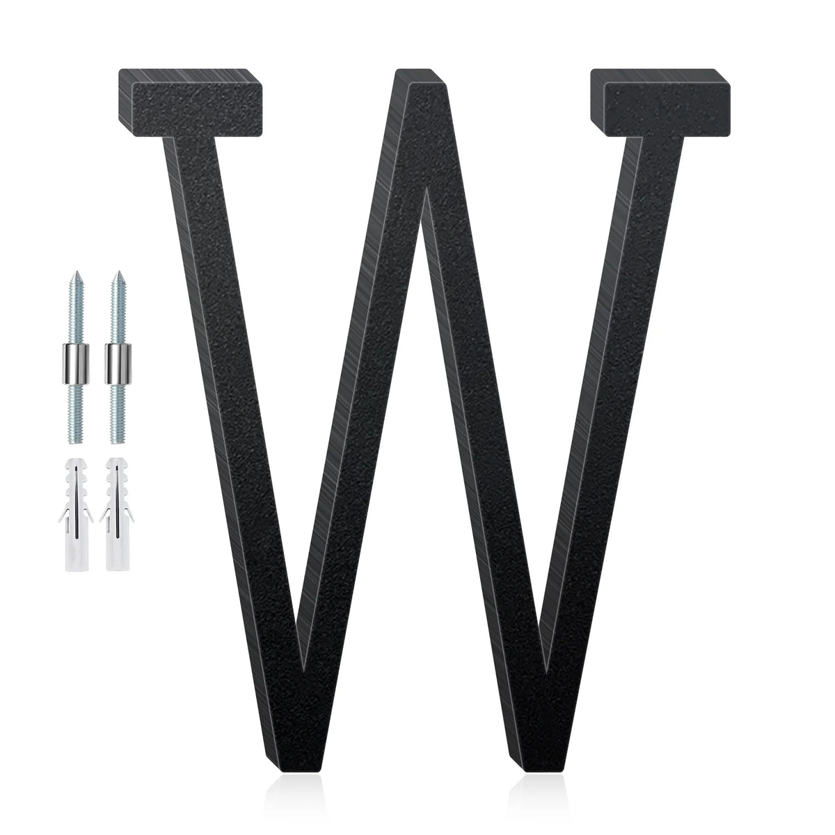 3-12inch Floating Aluminum House Numbers, Modern Metal House Address Numbers Letters, Aluminum Address Letters for Outside - 