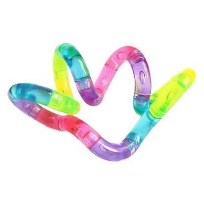 Tangle Fidget Gifts Ornament Color Transformation Toys Finger Rope Toys Creative Party Gifts Stress Relieving Tangle Rope - S