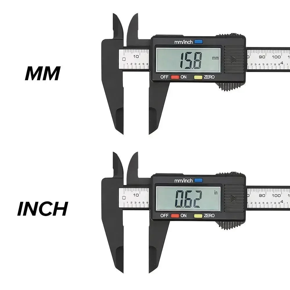 Digital Vernier Caliper Measuring Gauging Inspection Tool, Calibrator Precision Job Measurement & Analysis Instruments Gauge