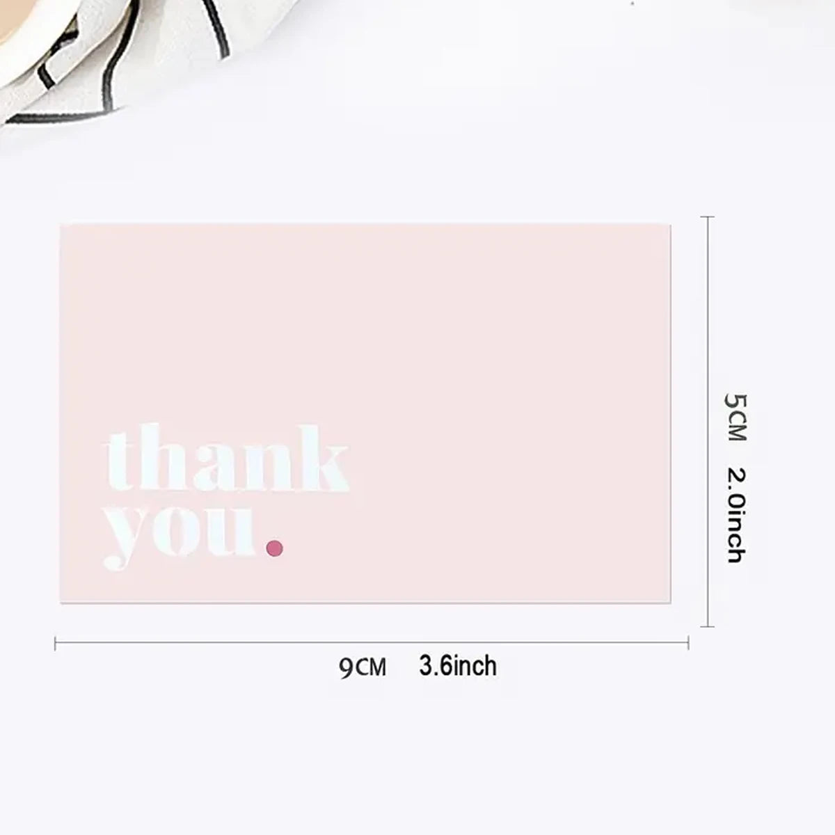 50pcs Thank You Card Small Business for Wedding Party Baby Shower Card,Thank You Notes Thanksgiving ,Graduation Party 2025