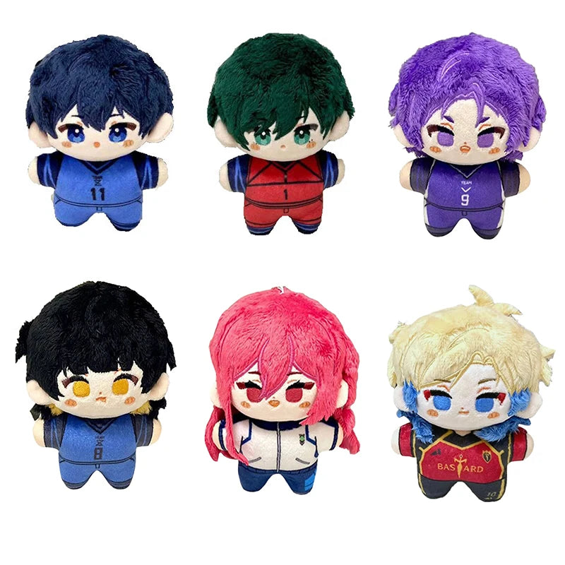 Anime BLUE LOCK Cosplay Michel Caesar Nagi Seishiro Mikage Reo Bachira Meguru Chigiri Hyoma Backpack Pendant Plush Keychain G
