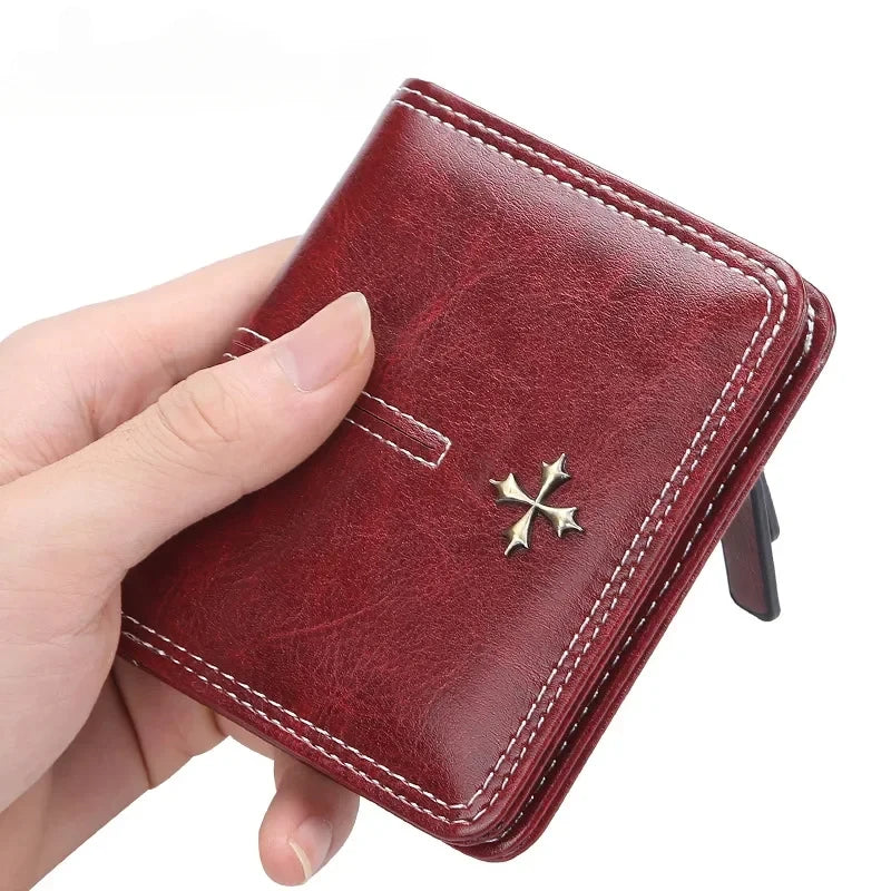 2025 Fashion Slim Women Wallets Mini Card Holder PU Leather Short Desigh High Quality Female Purse Coin Holder Women Wallets
