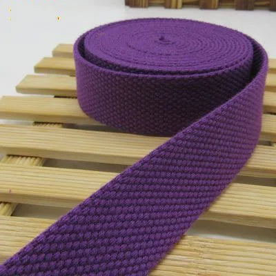 5M Cotton Webbing Suspenders Craft Supplies DIY Decorative Sewing Fabric Crafts Nylon Webbing Pet Rope Backpack Accessories