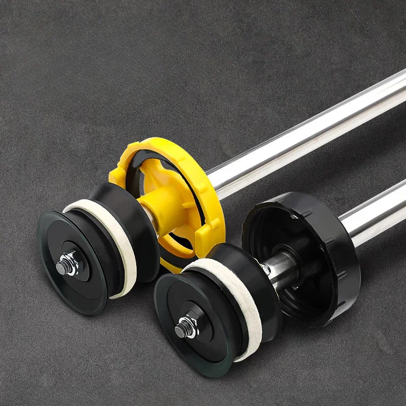 Stainless Steel Cement Gun Round Flat Nozzle Grouting Machine Site Cement Plugging Seam Filler Mortar Cement Caulking Gun