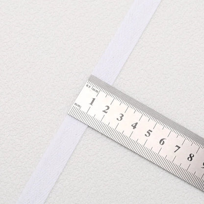 5yards 10/15/20/25/30/40/50mm Cotton Herringbone Webbing Tape Beige/White/Black High Tenacity Twill Binding Ribbon For Garmen