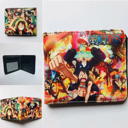 Anime One Piece Monkey D Luffy Roronoa Zoro Stylish and Simple Foldable Wallet Student Coin Purse Cute Things for Girls - 20