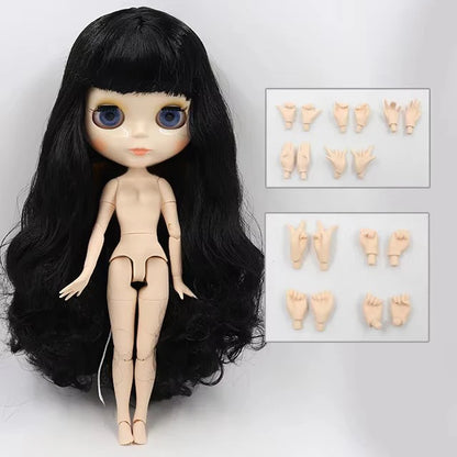 ICY DBS blyth doll 1/6 bjd toy joint body white skin shiny & matte face 30cm on sale special price toy gift anime doll - glos