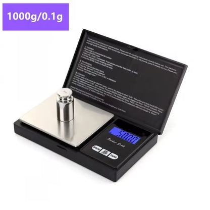1000g 0.1g/200g 0.01g/500g 0.01g Portable Electronic Scales Jewelry Gold Gram Weight Balance Jewelry Electronic Scales - 1000
