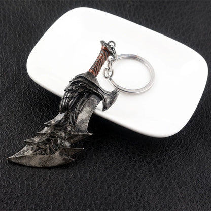 New God of War 4 Kratos Sword Keychain Pendant Keyring Jewelry Men And Women Car key chain Accessories - Keychain K