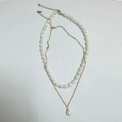 Stainless Steel Creative Steel Ball Chain Necklace - C74