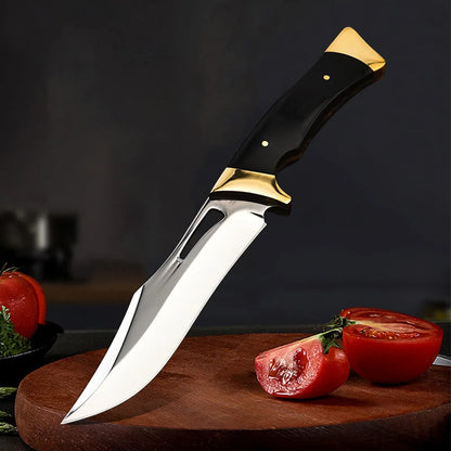 Hand Forged Boning Knife Sharp Utility Kitchen Knife for Meat Fish Fruit Vegetable Slicing Trimming Deboning Professional Che