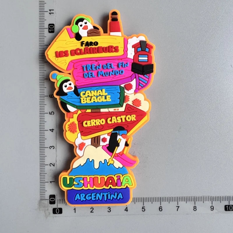 Argentine Travel Souvenirs PVC Fridge Magnets Tourist Souvenir Fridge Decorations Gifts - Argentina D