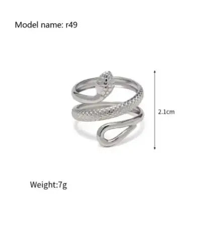 Fashion Simple Stainless Steel Rings For Women Gold Color Smooth Geometric Open Rings Arc Rings Diamonds Jewellery Ring Gift