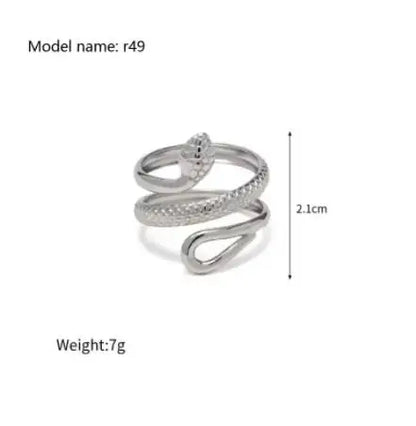 Fashion Simple Stainless Steel Rings For Women Gold Color Smooth Geometric Open Rings Arc Rings Diamonds Jewellery Ring Gift