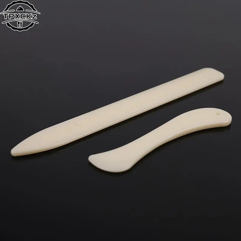 2pcs Folder Paper Creaser Tool Plastic Bone Scoring Folding Creasing Scrapbooking DIY Handmade Bookbinding Cards Tool