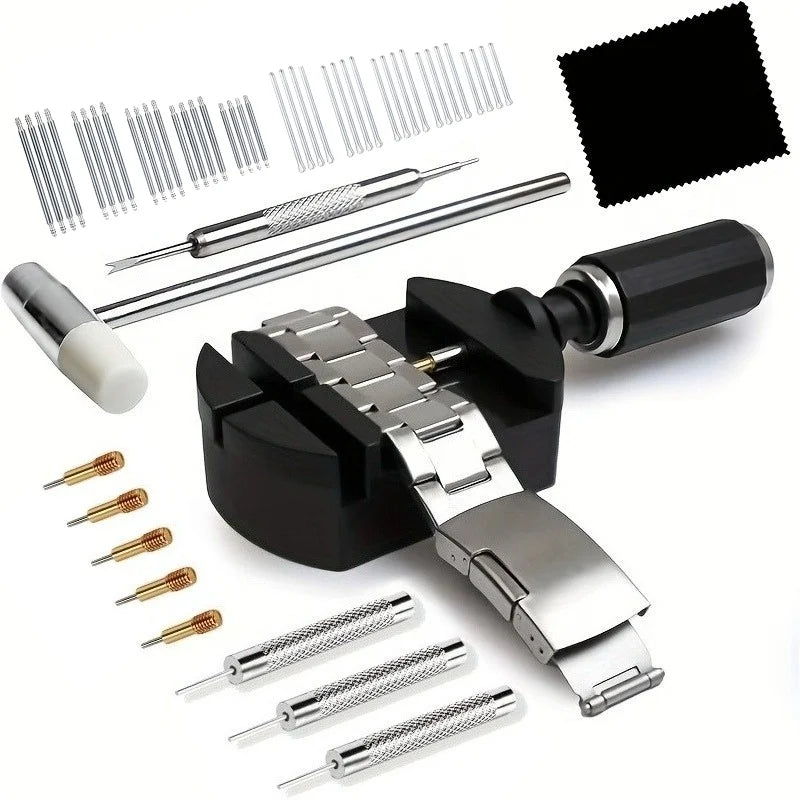 Watch Link Removal Tool Kit, Watch Band Tool Strap Chain Pin Remover Repair Tool Kit For Watch Band Strap Adjustment, Watc - 