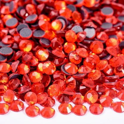 Bobohoo DMC SS6-SS30 Crystal Stones HotFix Rhinestone Glitter Crystal Strass Iron On Rhinestones For Garment Clothing Dress -