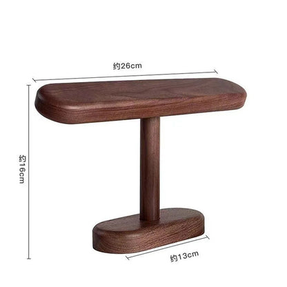 Walnut Watch Bracket Display Holder Jewelry Bracket Chain Anklets Hanger Stand Racks Organizer For Counter Shows