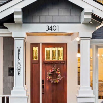 3-12inch Floating Aluminum House Numbers, Modern Metal House Address Numbers Letters, Aluminum Address Letters for Outside