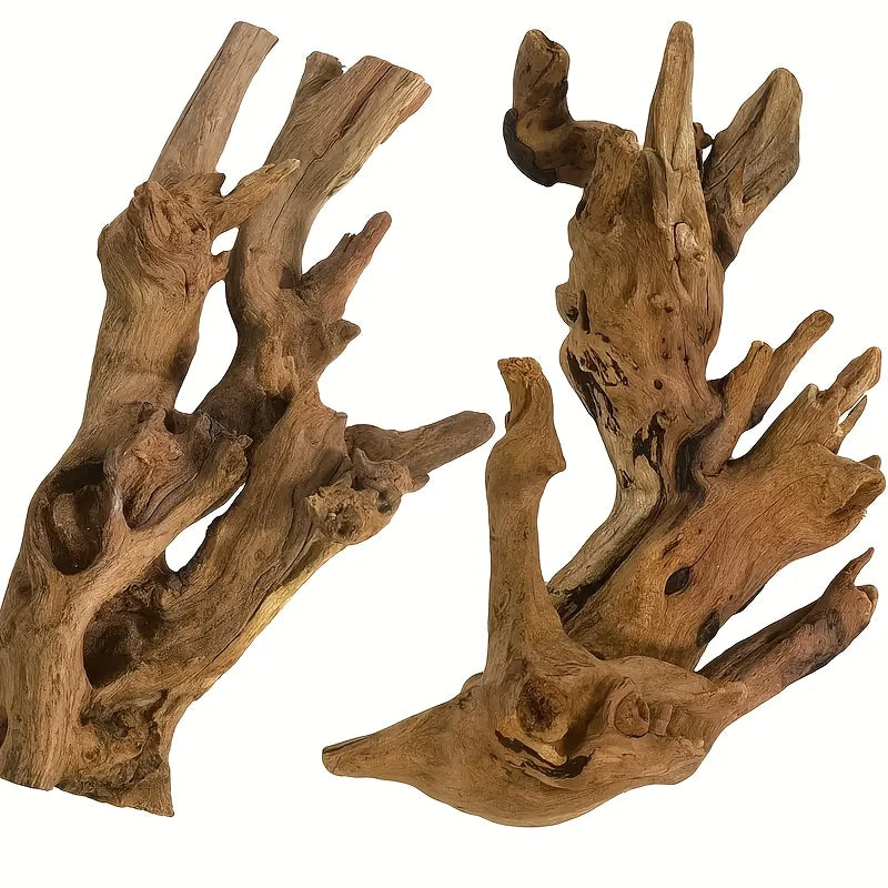 1PC Wooden Aquarium Landscape Decoration Natural Aquarium Sinkable Driftwood For Fish Tank Reptile Climbing Branches RandomSt