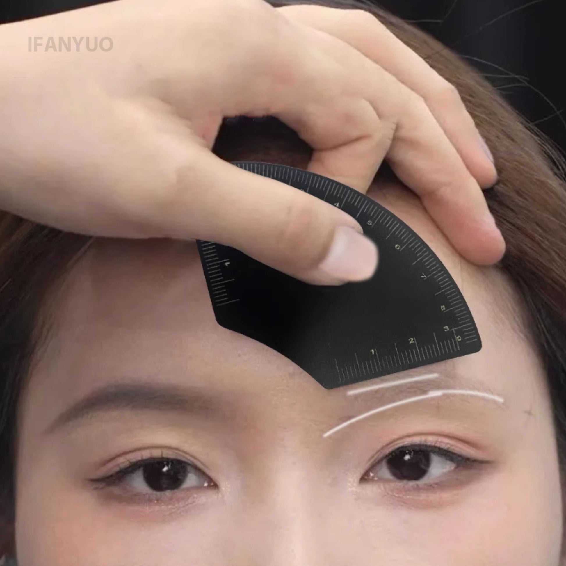 1/3pc Brow Shaping Stencil Women Instant Brow Shaper Ruler Multi-Style Template Kit for Fast & Precise Shaping Brow Magic Too
