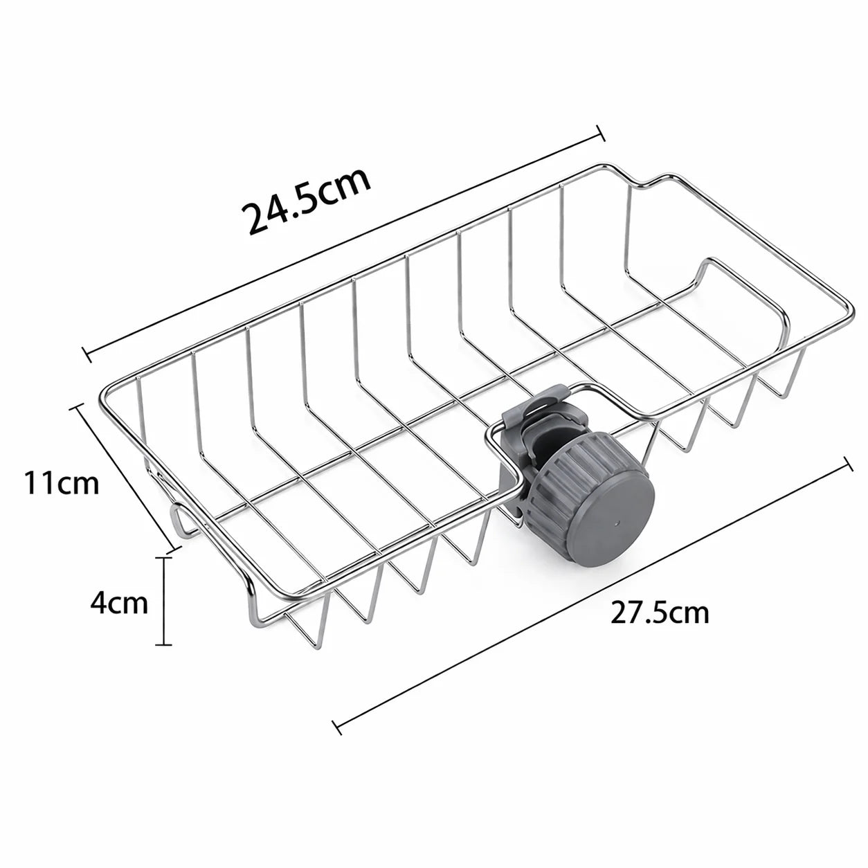 Kitchen Sink Drain Rack Sponge Storage Flexible Faucet Holder Soap Drainer Towel Rack Shelf Organizer Kitchen Accessories - U