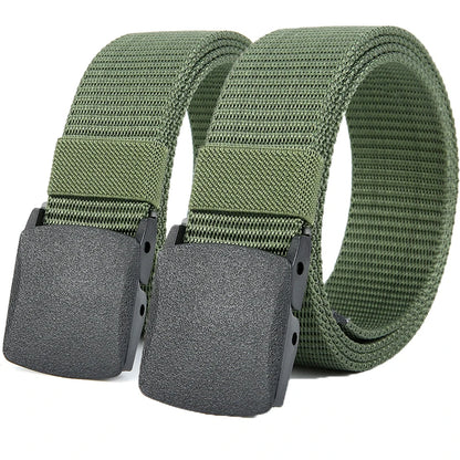 Military Automatic Buckle Nylon Belt Outdoor Hunting Multifunctional Tactical Canvas Belt Men Belt