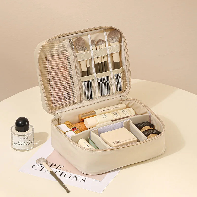 Thickened Oxford Cloth Material, Single or Double Layer, Unisex, Fashionable Toiletry and Makeup Bag, Suitable for Travel, Va
