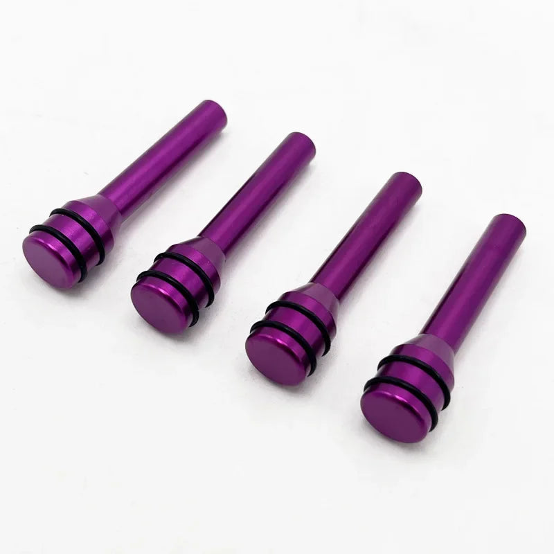 4Pcs/2Pcs 49mm Universal Car Truck Interior Door Lock Knob Pull Pins Aluminum Alloy Auto Car Security Door Lock Pins Knob - 4
