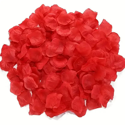 Multicolor Artificial Fake Rose Red Roses Silk Fake Flowers Petals for Valentine's Day Wedding Party Favors Romantic Decorati