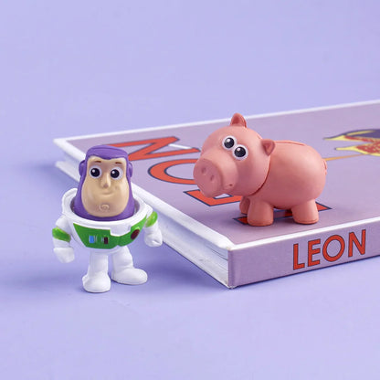 6pcs Toy Story Action Figure Anime Cartoon Model Doll Car Decoration Cake Accessories Collection Classic Toy Children's Gift