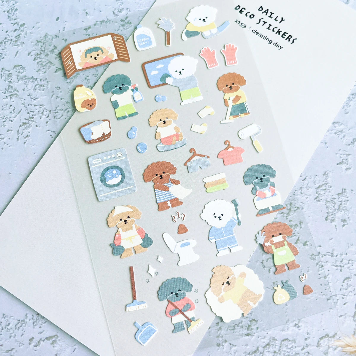 Korean Import Original Suatelier Daily Stickers Scrapbooking Diy Journal Stationery Sticker Decor Art School Supply