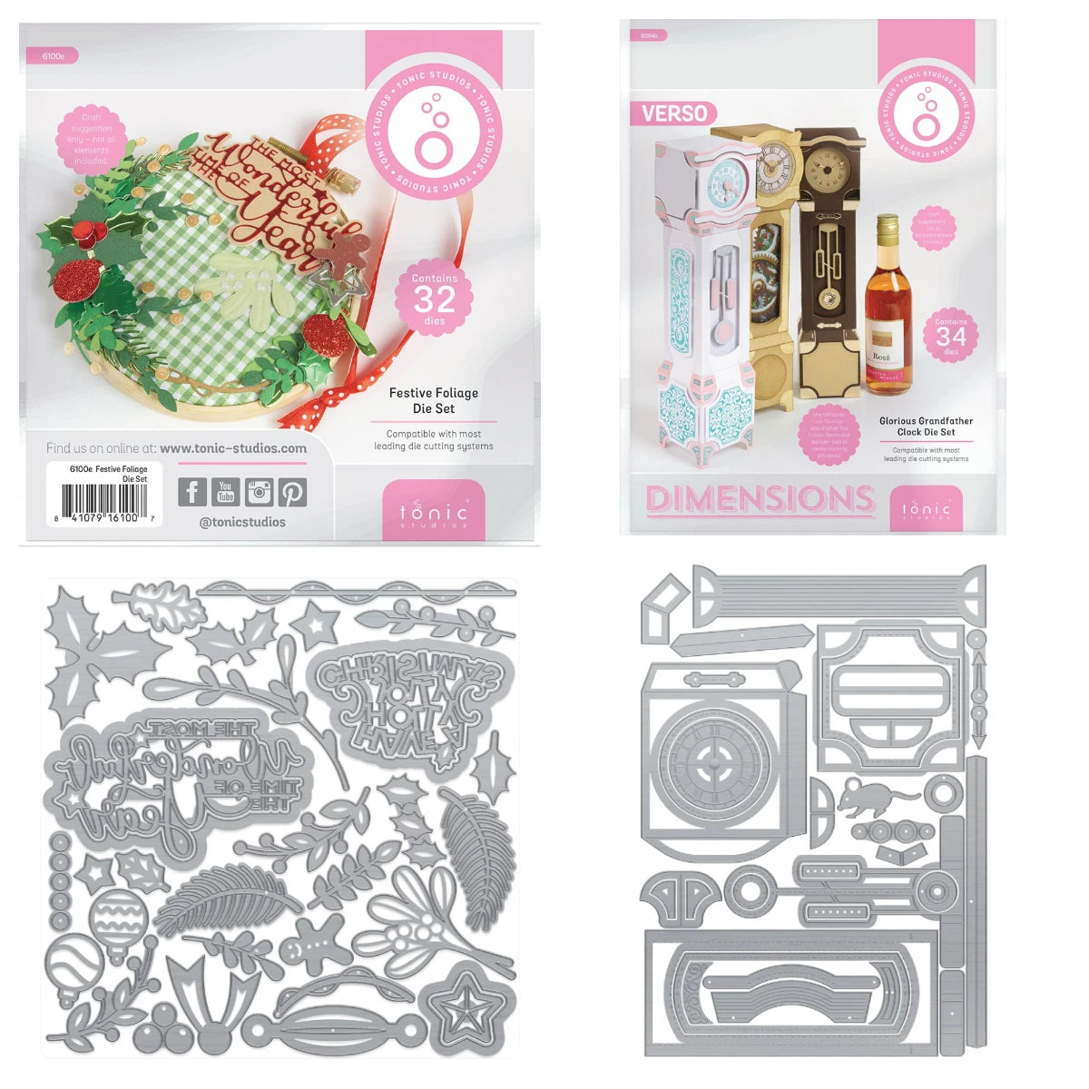 Halloween Gift Box Metal Cutting Dies Christmas North Pole Pals Die Cut Craft DIY Embossing Scrapbooking Supplies Template Mo