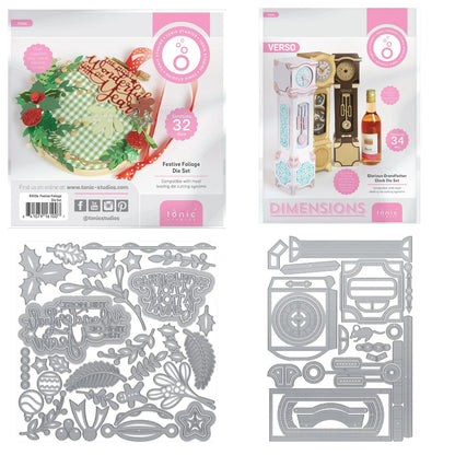 Halloween Gift Box Metal Cutting Dies Christmas North Pole Pals Die Cut Craft DIY Embossing Scrapbooking Supplies Template Mo